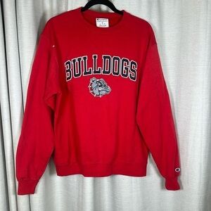 CHAMPION GU CREW NECK VINTAGE SIZE(M)